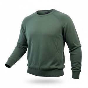 Banana Republic 100% Merino Wool Green Men's XL Preppy Classic Capsule Soft